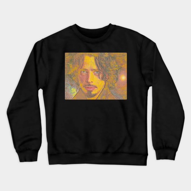 chris cornell Crewneck Sweatshirt by Bishop Graphics